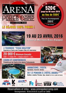 Affiche Arena Poker CAMP VIII-v3